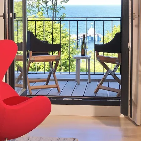 Philine Ferienwohnung Direkt Am Hochufer Mit Meerblick Apartamento